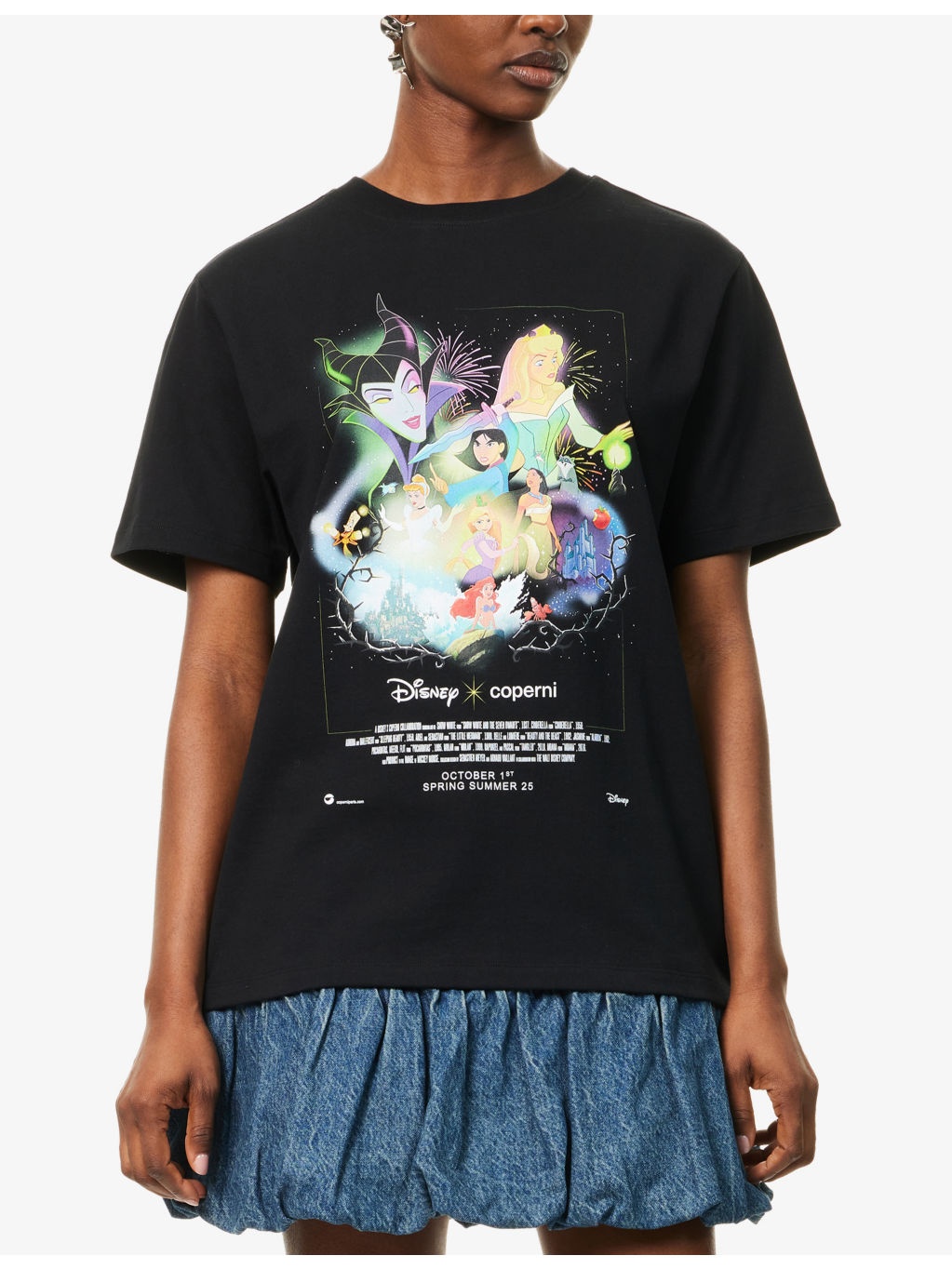 Disney x Coperni Boxy Graphic-Print Cotton-Jersey T-Shirt - 3