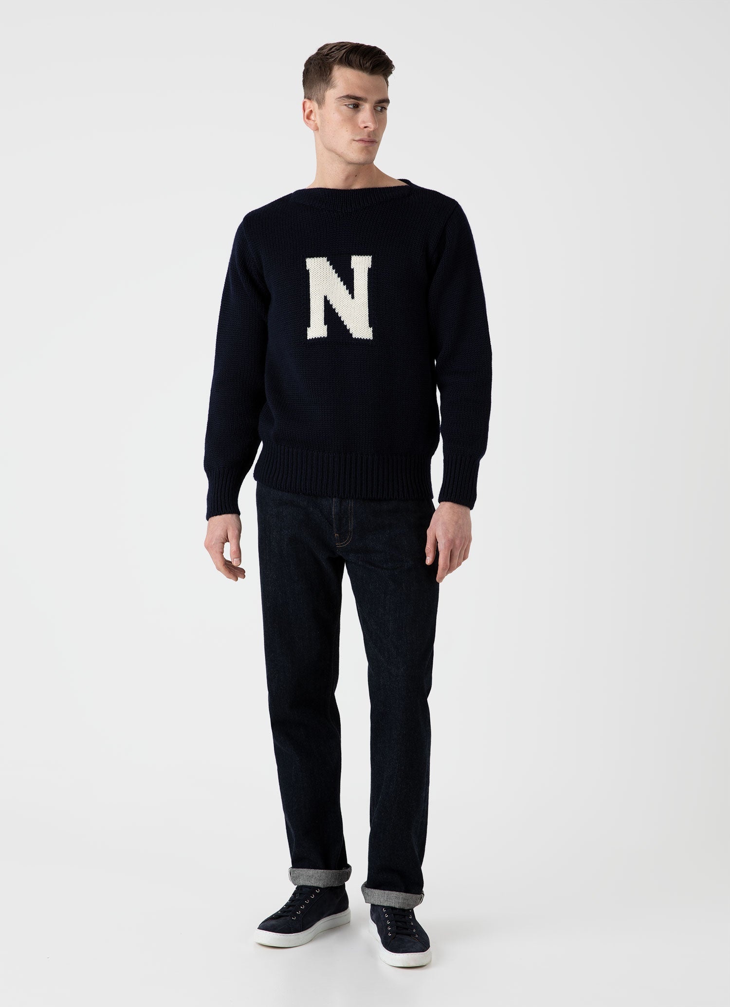Sunspel x Nigel Cabourn Wide Neck Crew - 3