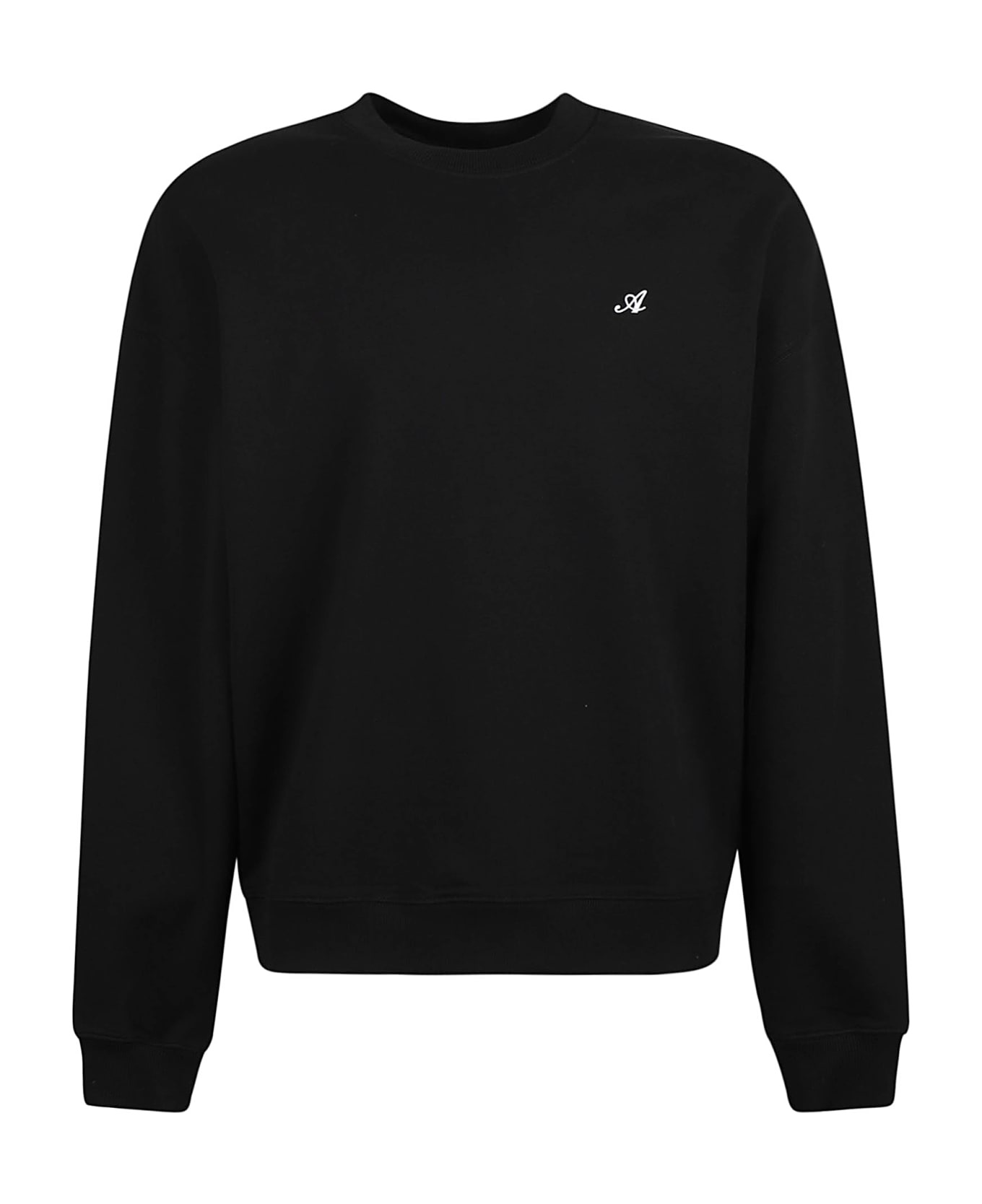 Logo Detail Ribbed Sweatshirt - 1