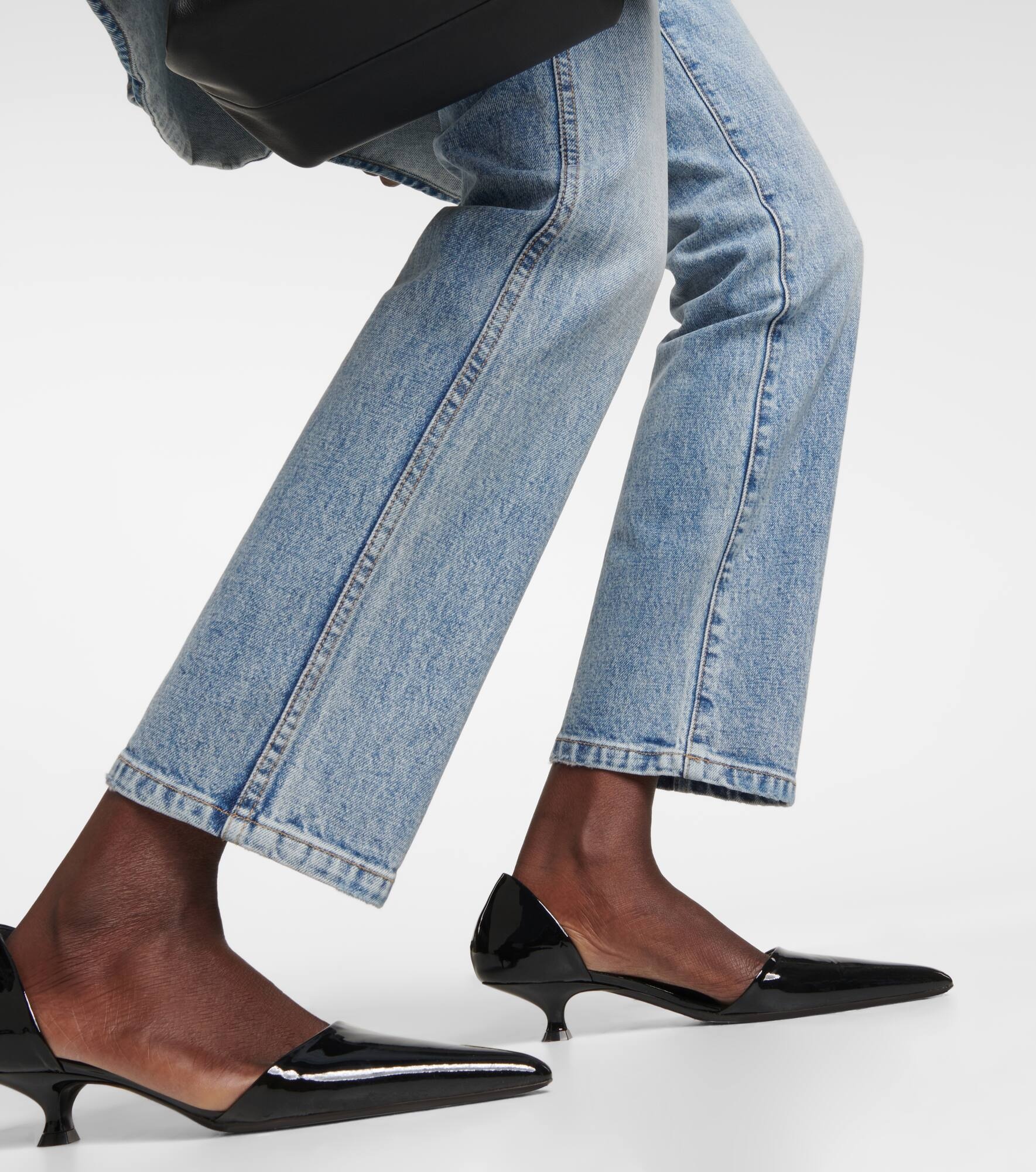 Abigail high-rise straight jeans - 5