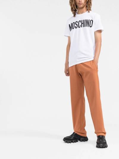 Moschino logo-print organic cotton T-shirt outlook