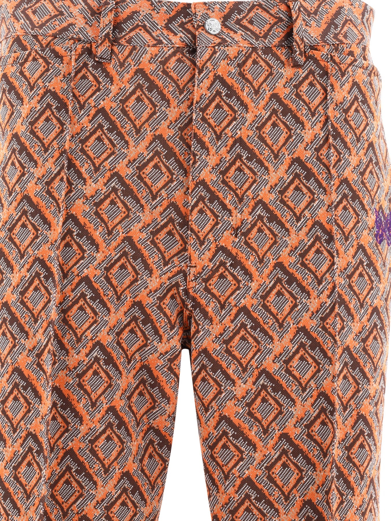 Bootcut Trousers Orange - 3