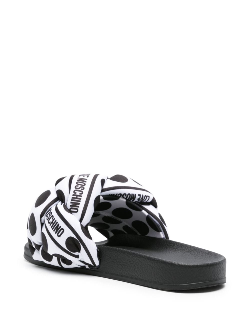 Moschino polka-dot flat slides | REVERSIBLE