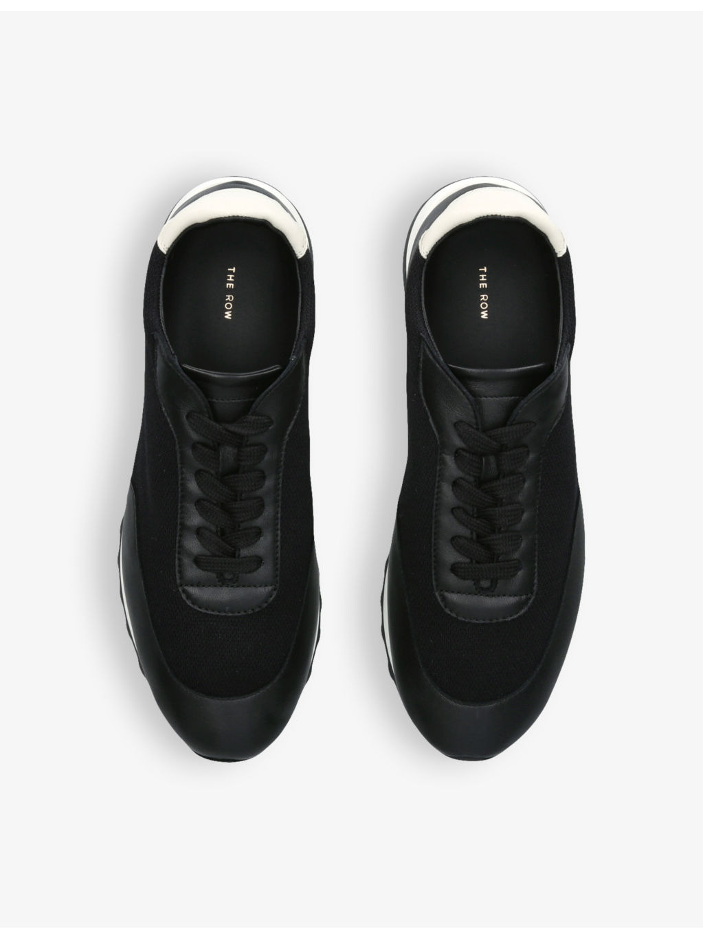 Owen Runner panelled leather and suede low-top trainers - 2