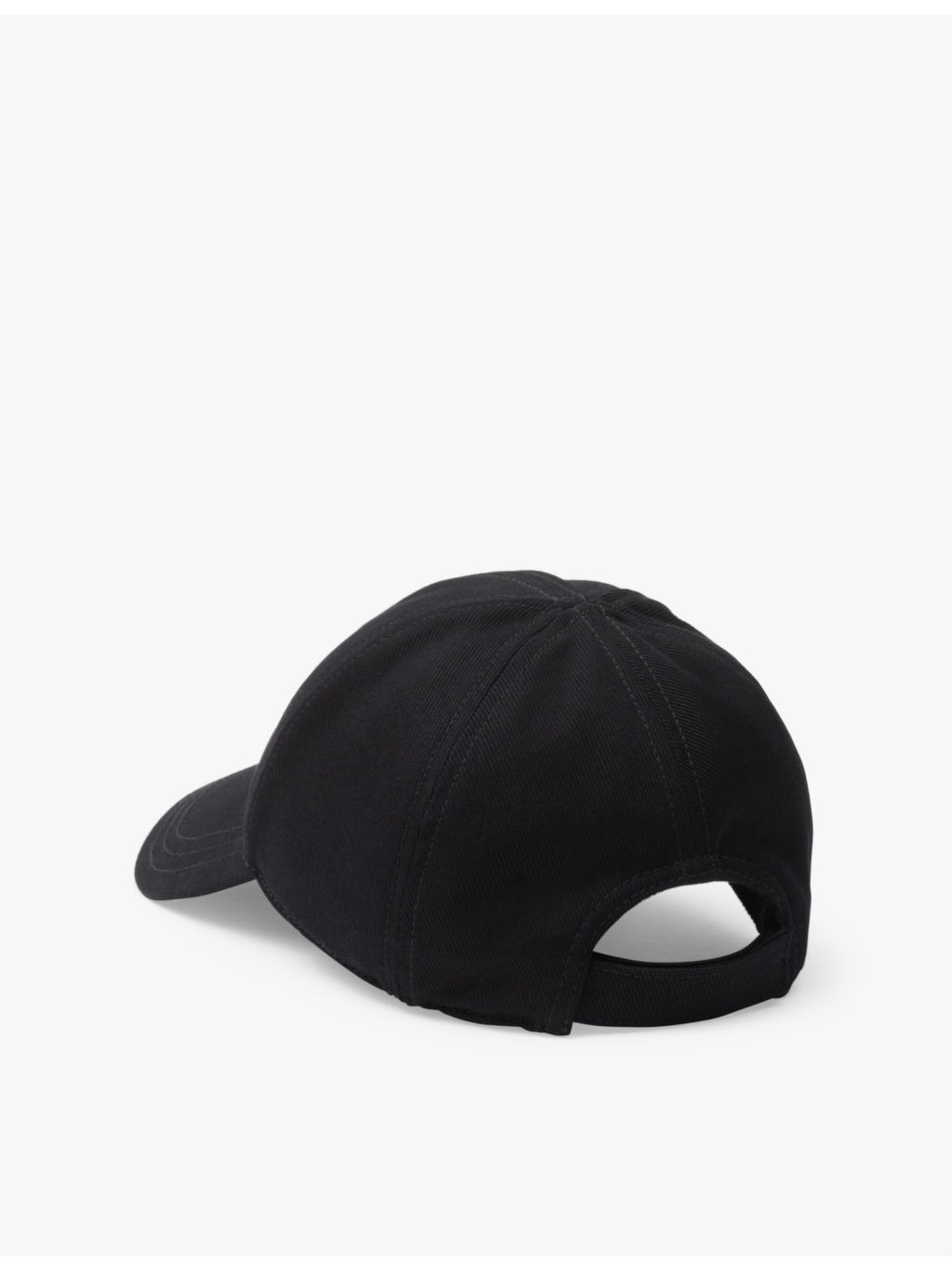 Logo-embroidered woven baseball cap - 2