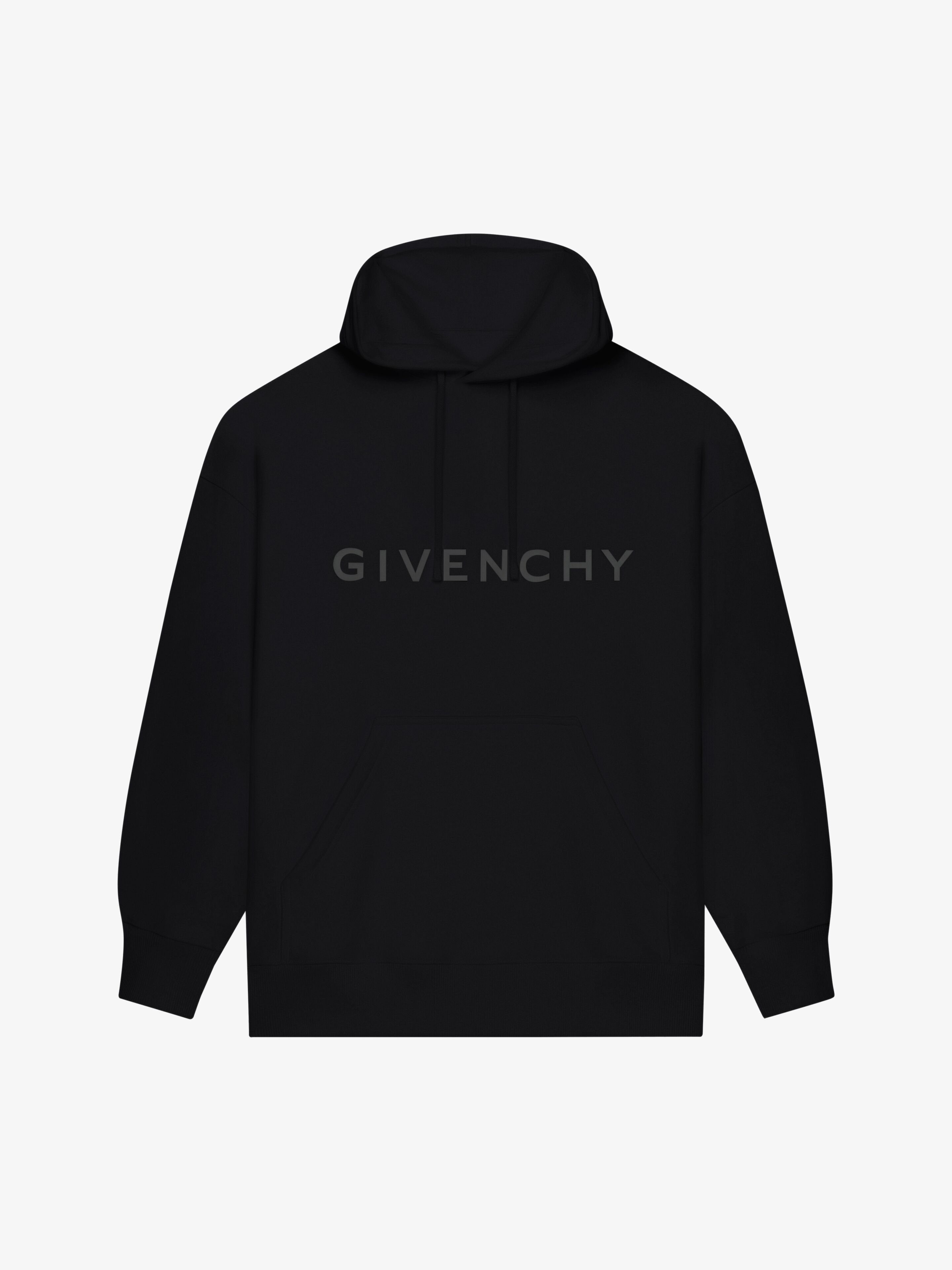 REFLECTIVE GIVENCHY SLIM FIT HOODIE IN COTTON - 1
