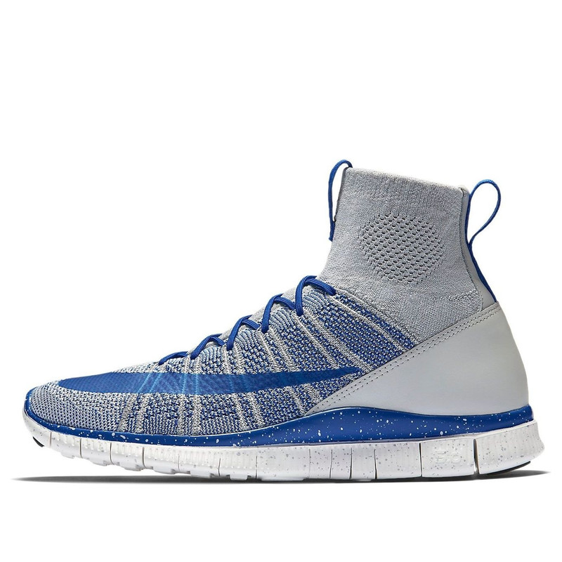Nike Free Flyknit Mercurial 'Wolf Grey Game Royal' 805554-003 - 1