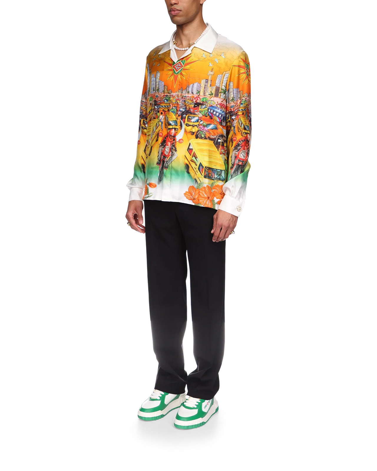 Traffic Linen Shirt | Casablanca Paris - 5