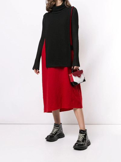 Y's layered roll neck dress outlook