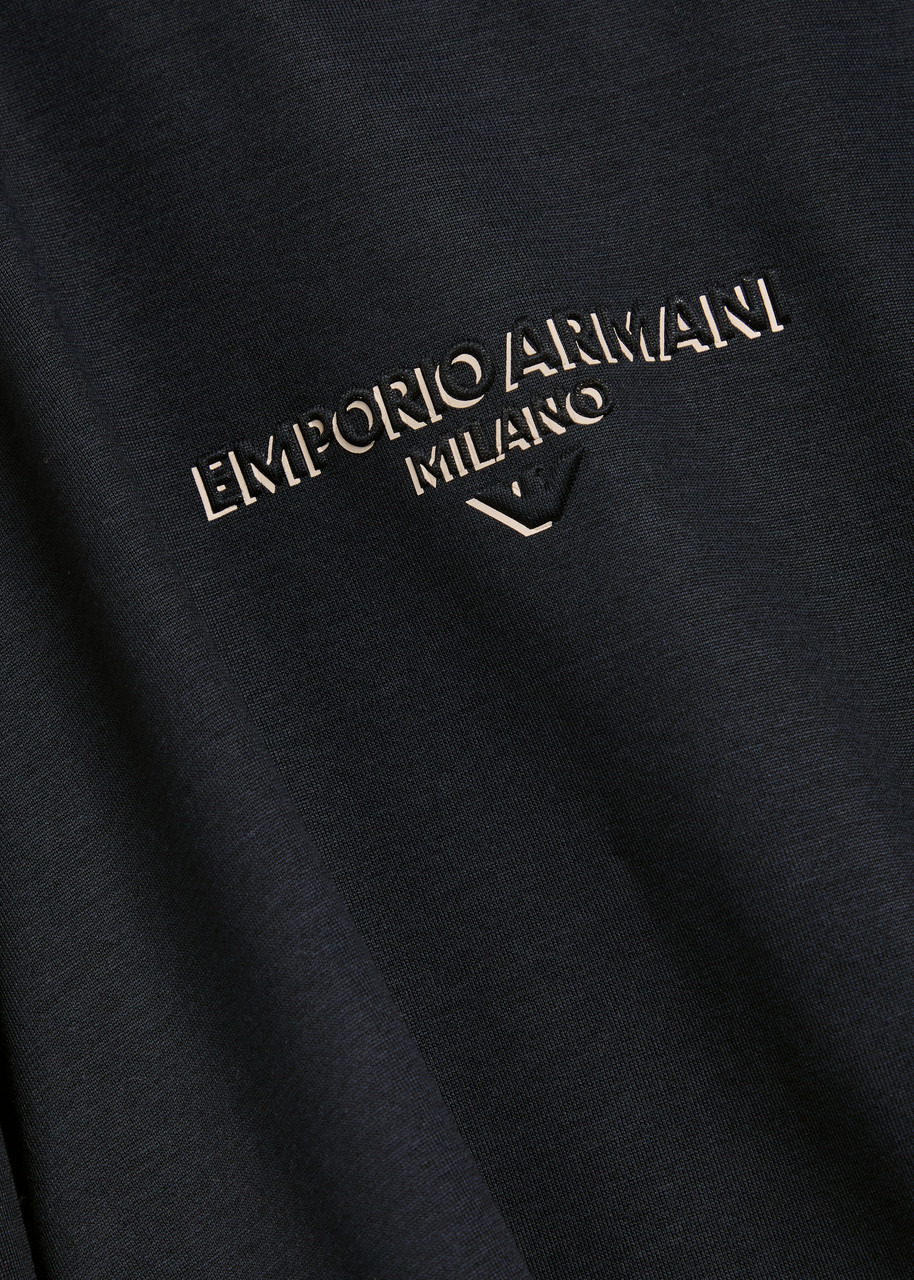 Emporio Armani Logo-embroidered Jersey T-shirt - 5