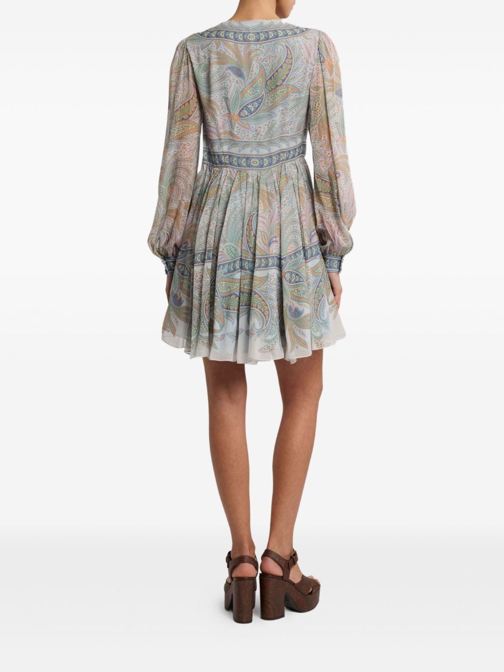 printed mini dress - 3