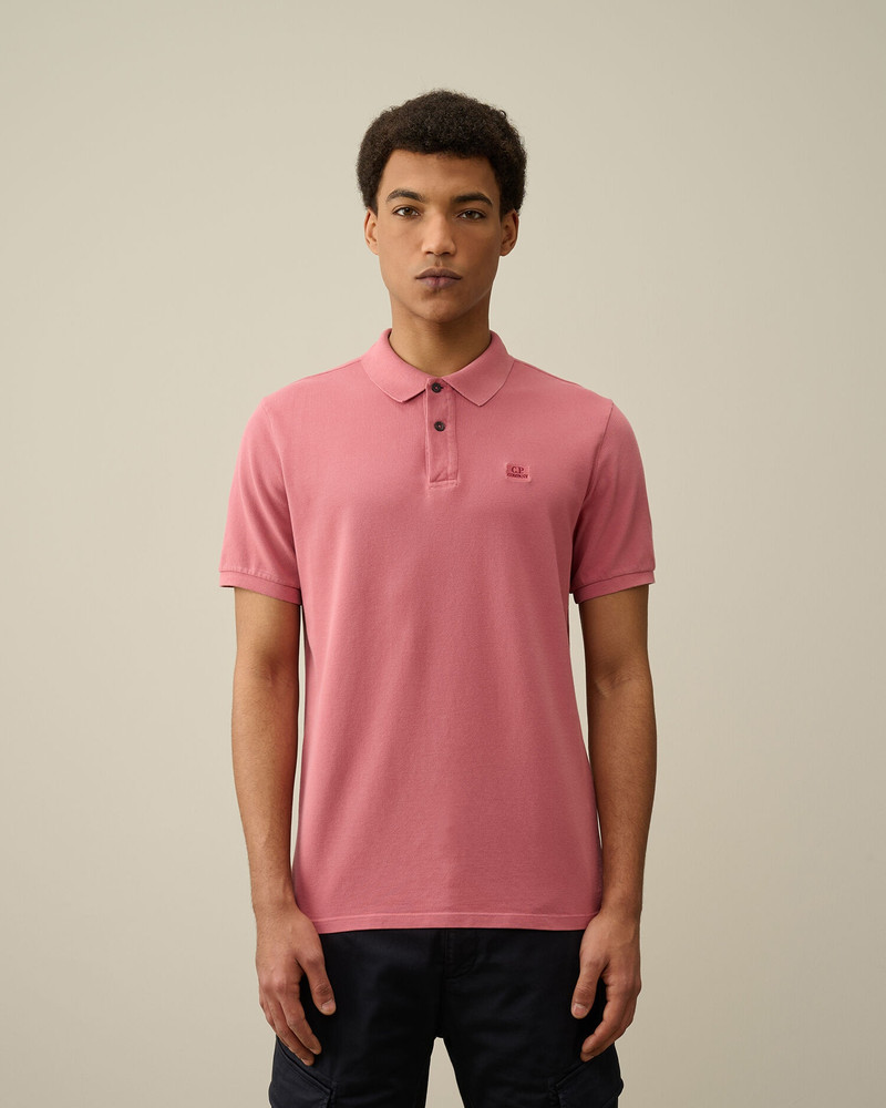 C.P. Company 24/1 Piquet Resist Dyed Polo Shirt outlook
