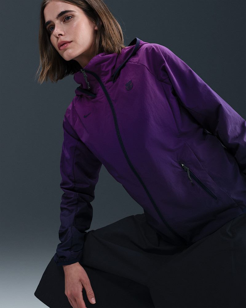 FC Barcelona AWF Women's Nike Soccer Woven Jacket 3