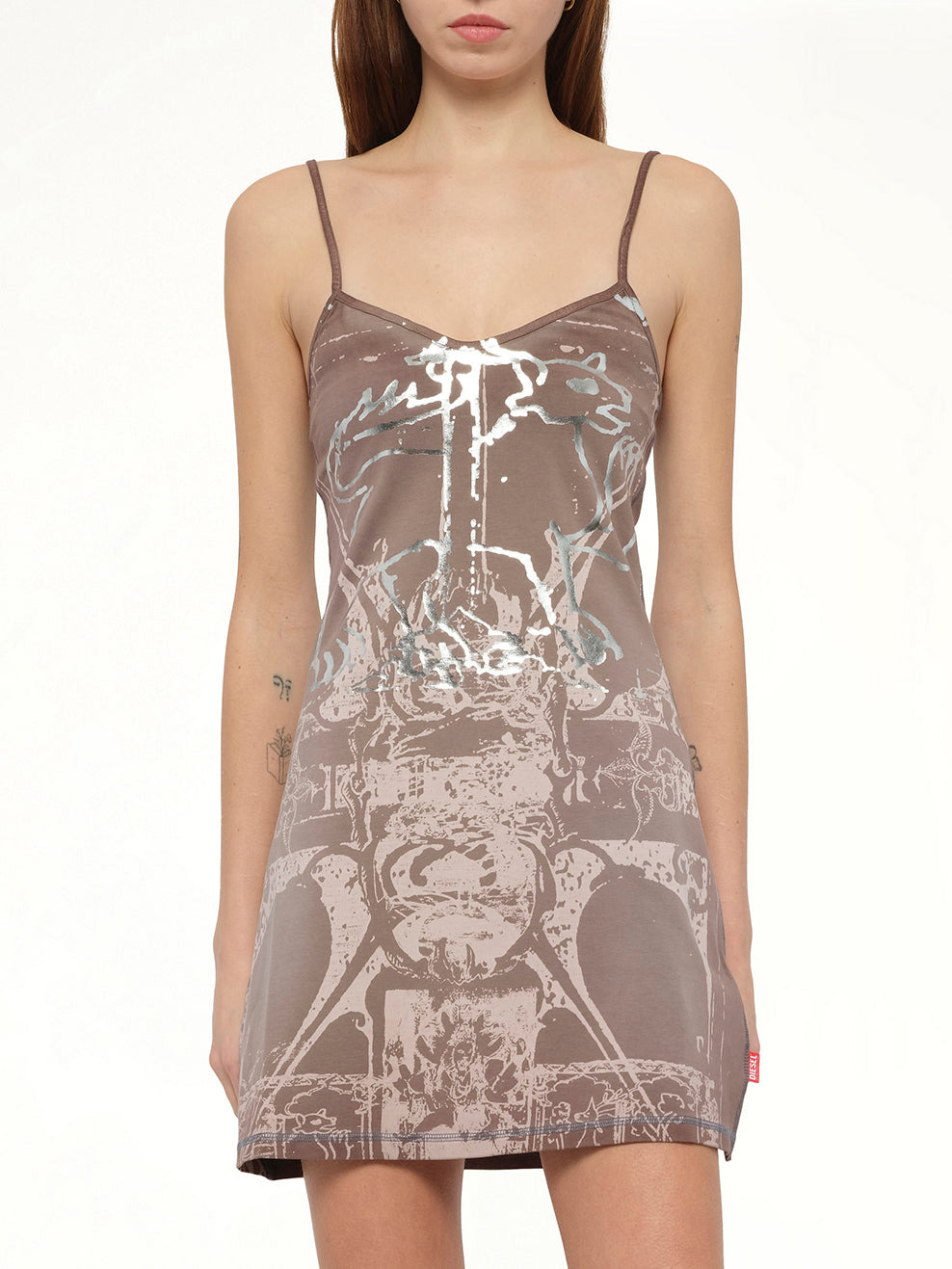 D-LONGY Dress in Beige - 6