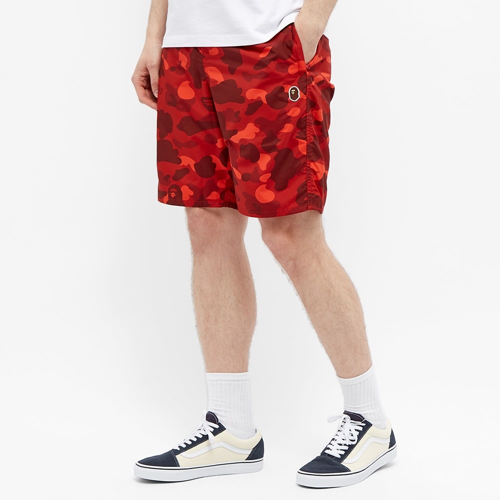 A Bathing Ape Colour Camo Beach Short - 4