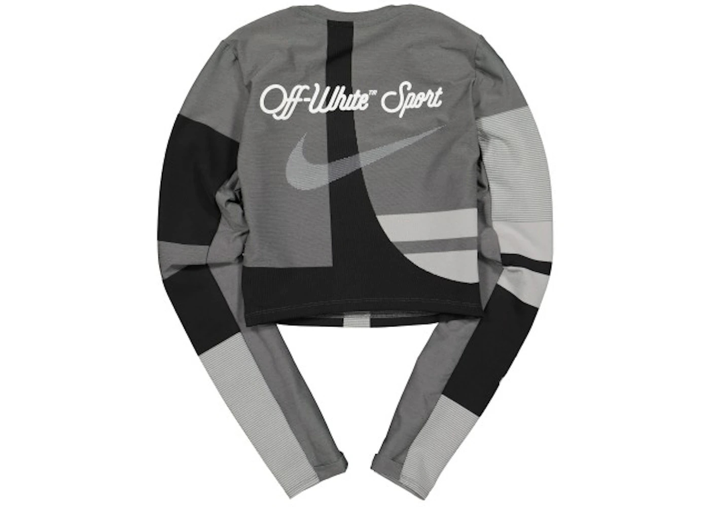 OFF-WHITE x Nike Women's Easy Run Top Vast Grey - 2