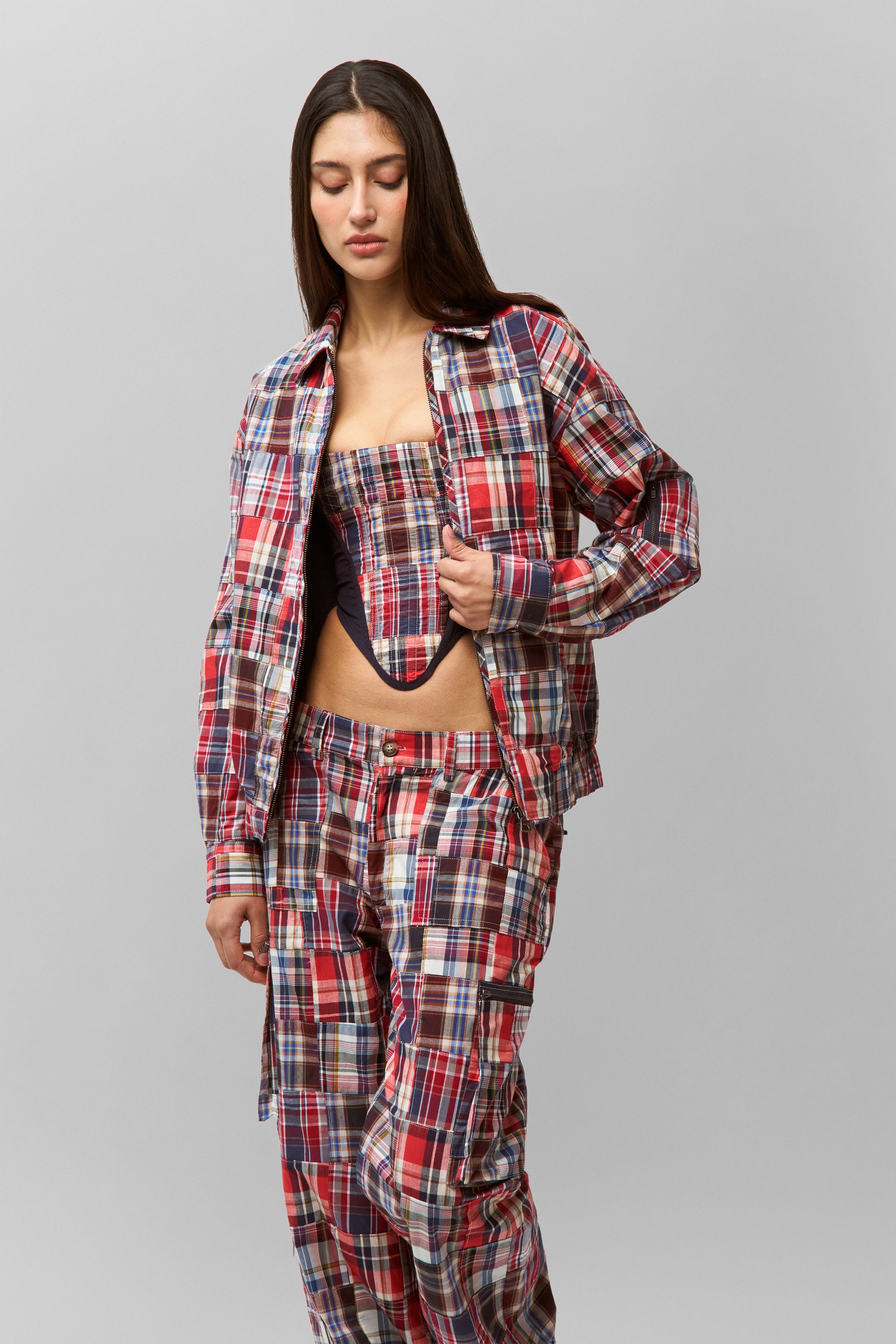 ADRIAN PATCHWORK BOMBER - 4