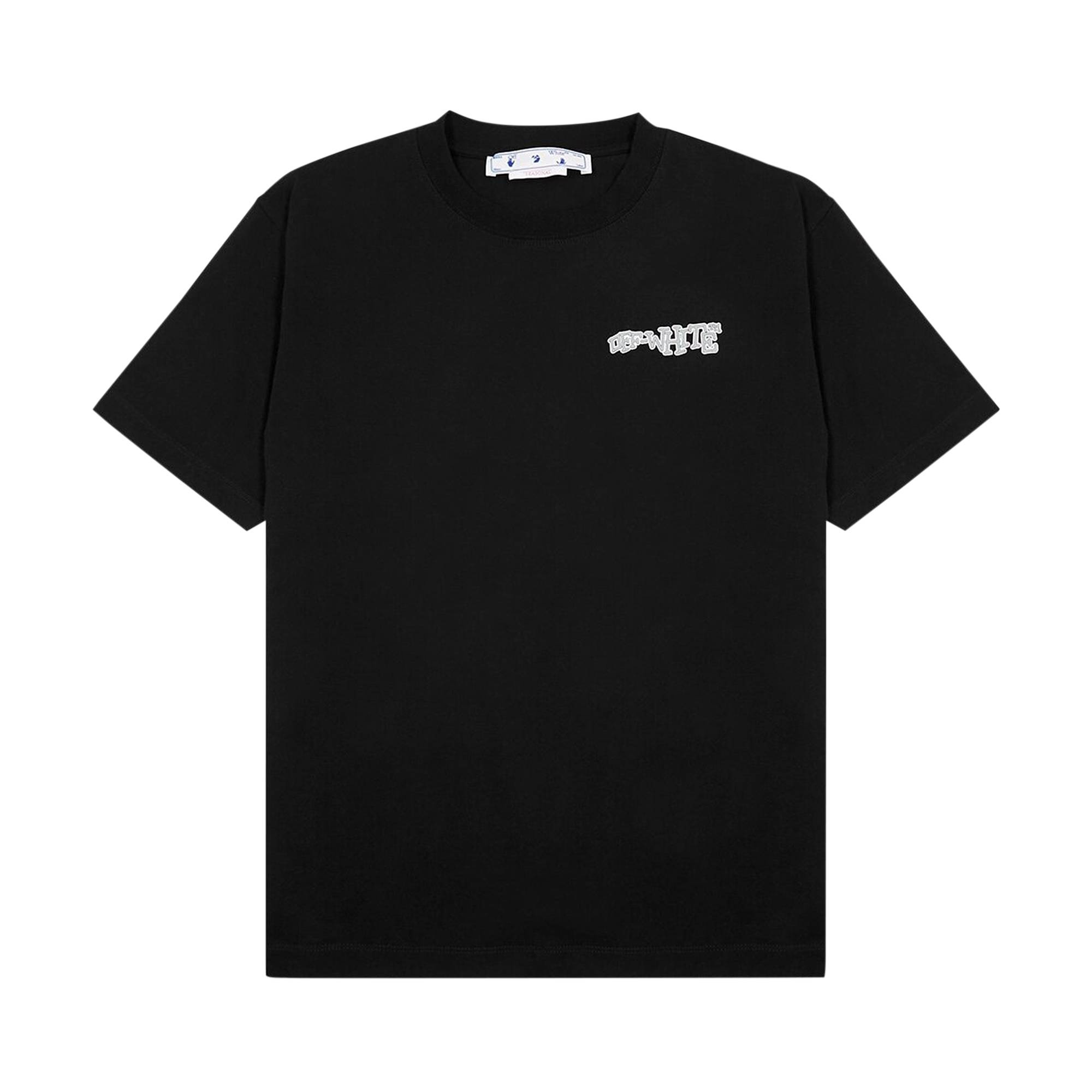 Off-White Carlos Arrow Slim Short-Sleeve Tee 'Black/White' - 1