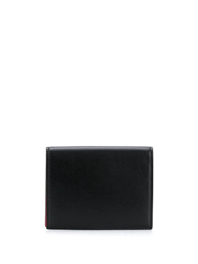 Alexander McQueen logo-print passport holder outlook