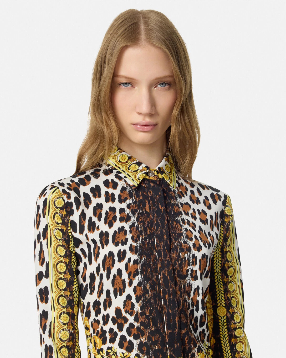 Wild Barocco Silk Fitted Shirt - 3