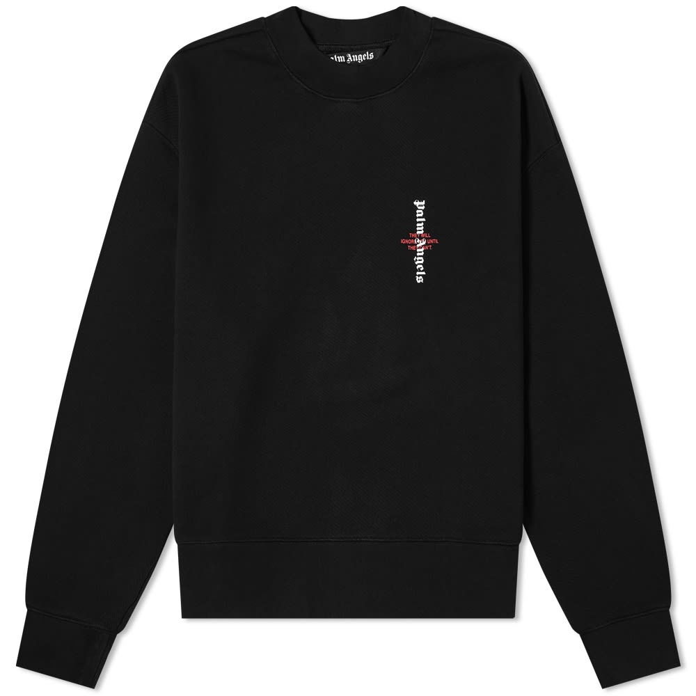 Palm Angels Statement Logo Crew Sweat - 1