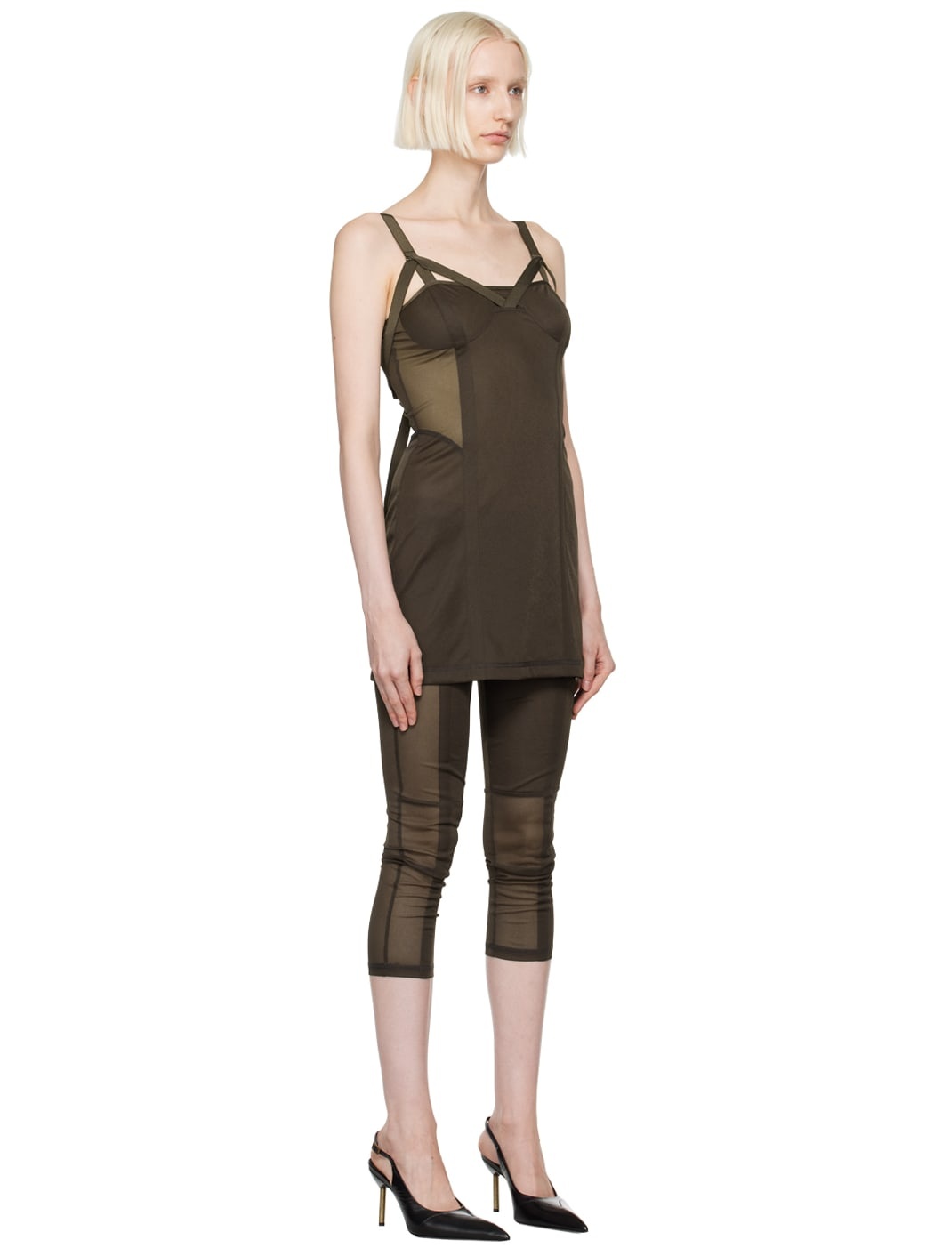 Brown Grace Minidress - 2