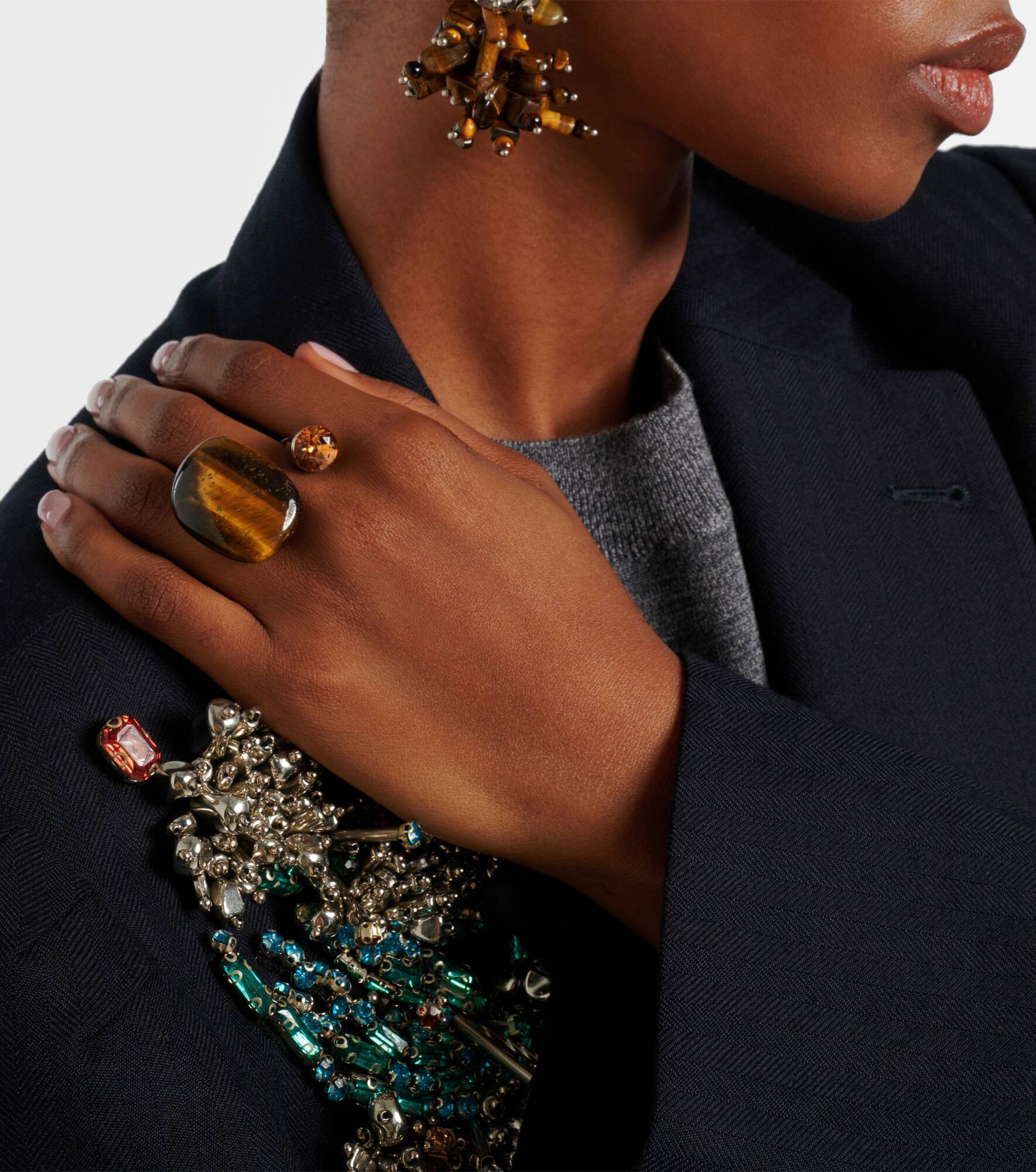Embellished ring - 3