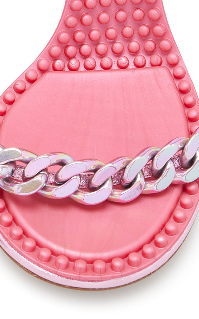 Dot Lounge Metallized Sandals pink - 10