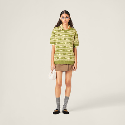 Miu Miu Wool and cashmere sweater outlook