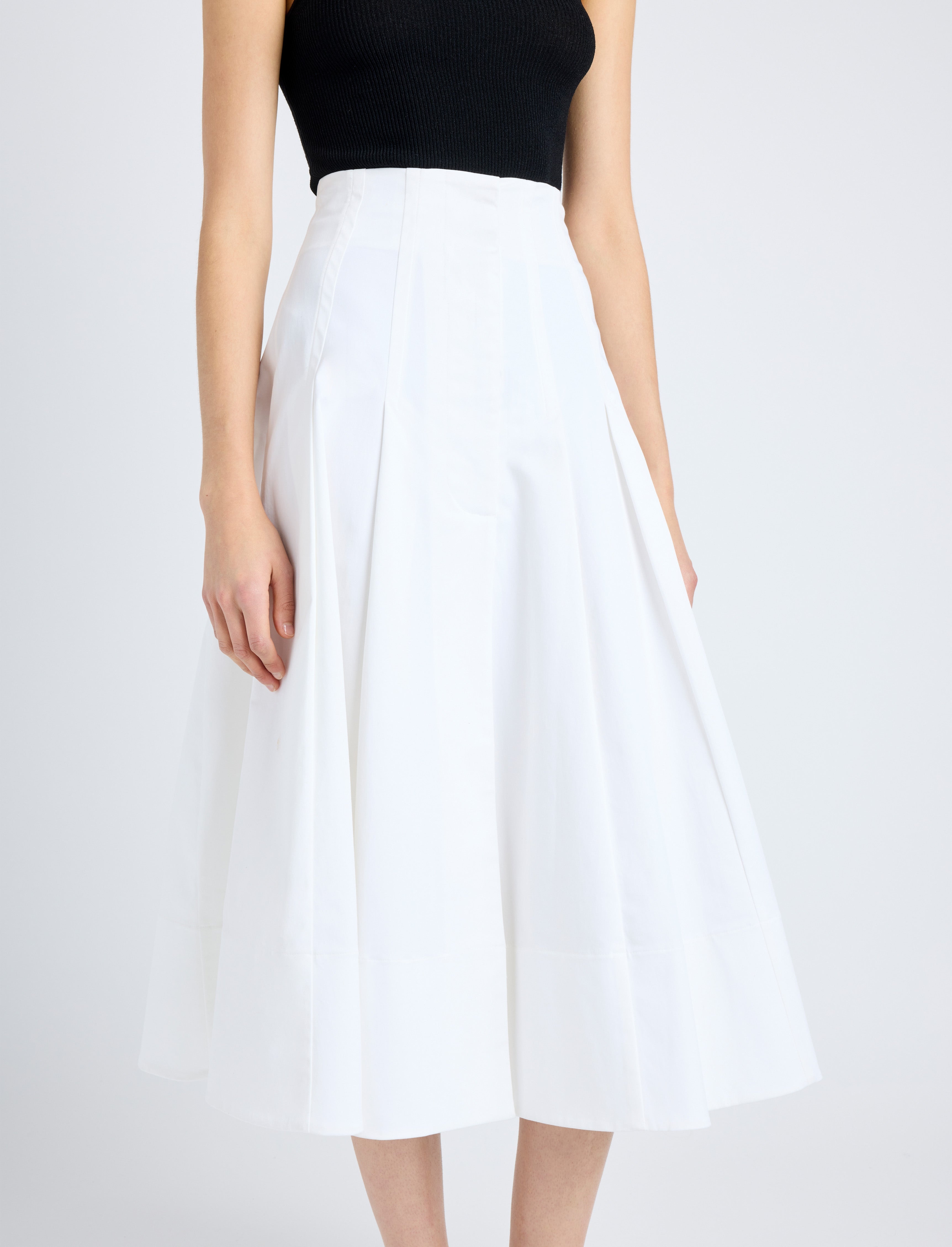 Moore Skirt in Organic Cotton Twill - 5