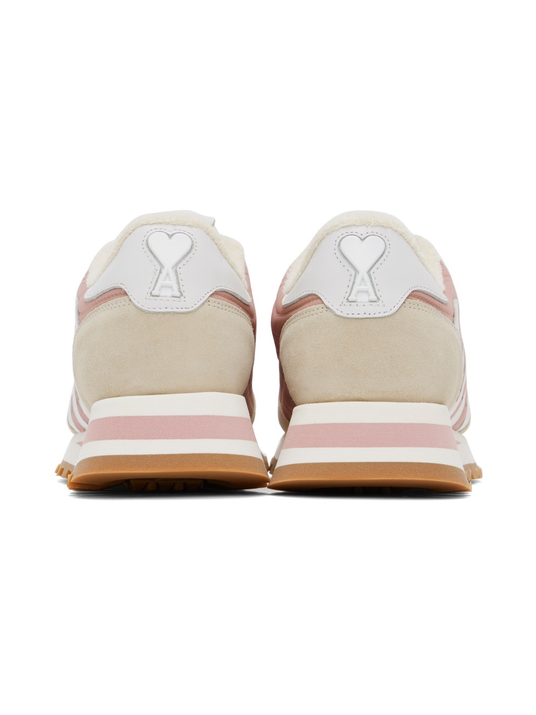 Pink & White Ami Rush Sneakers - 2