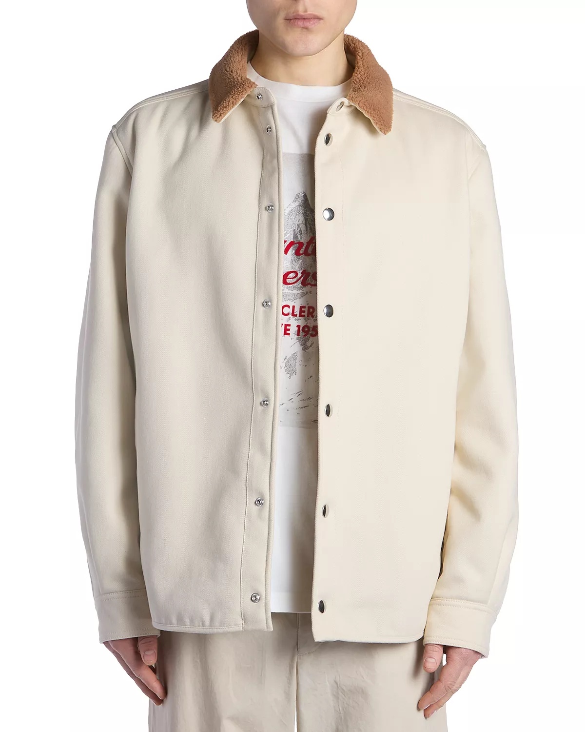 Moncler Fleece Collar Shirt Jacket | bloomingdales | REVERSIBLE