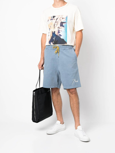 Rhude Terry drawstring shorts outlook