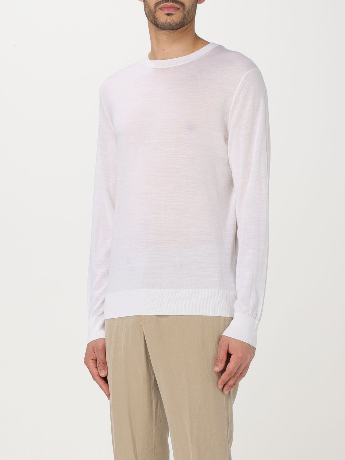 Zegna Sweater Men White - 4