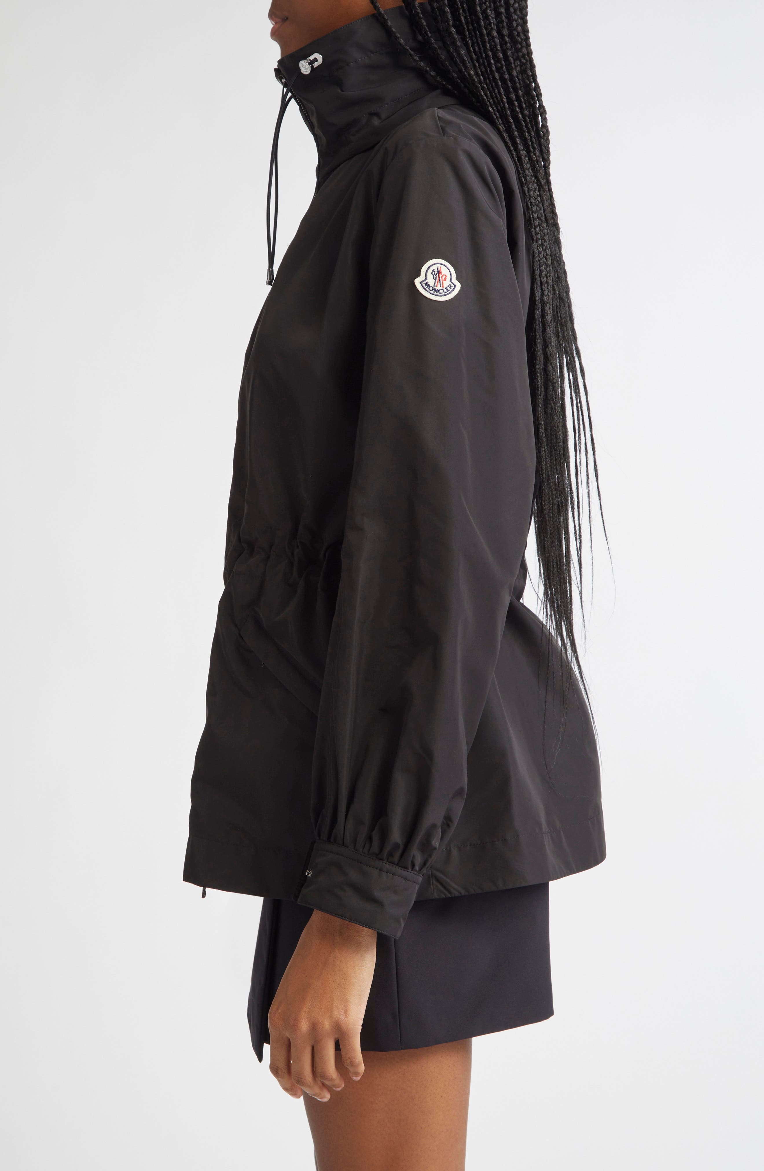 Moncler Enet Technical Twill Jacket in Black at Nordstrom - 4