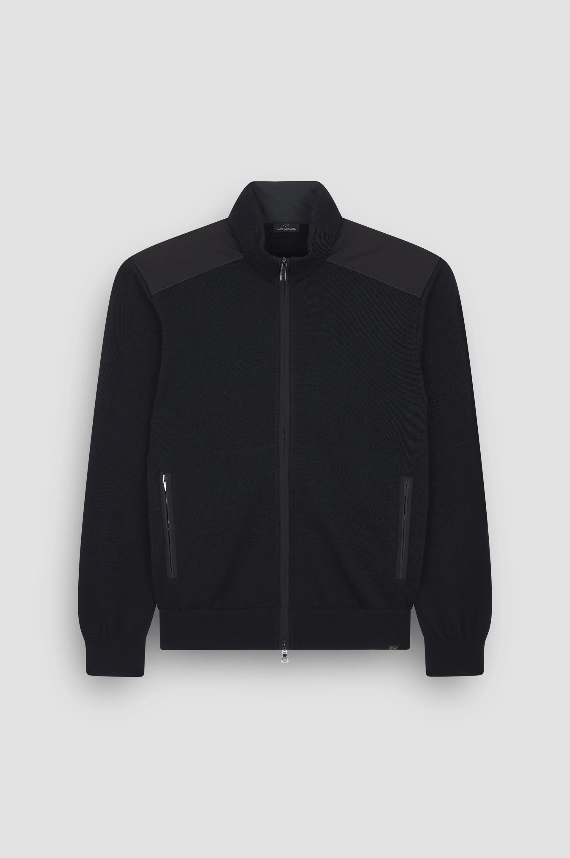 SOFT COOL TOUCH WOOL ZIP-UP SWEATER WITH TYPHOON® PLATINUM DETAILS - 1