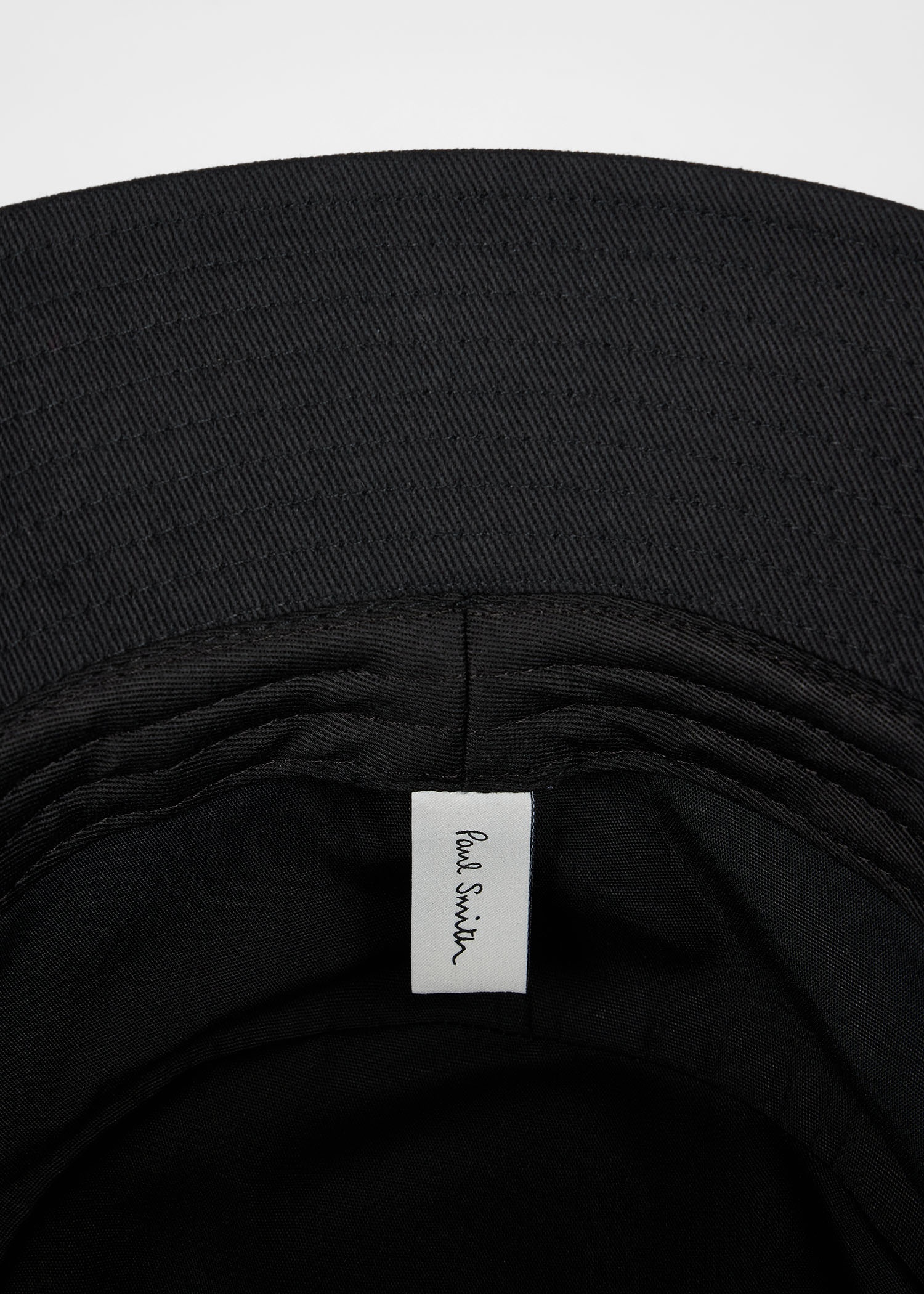 Black 'Signature Stripe' Bucket Hat - 4