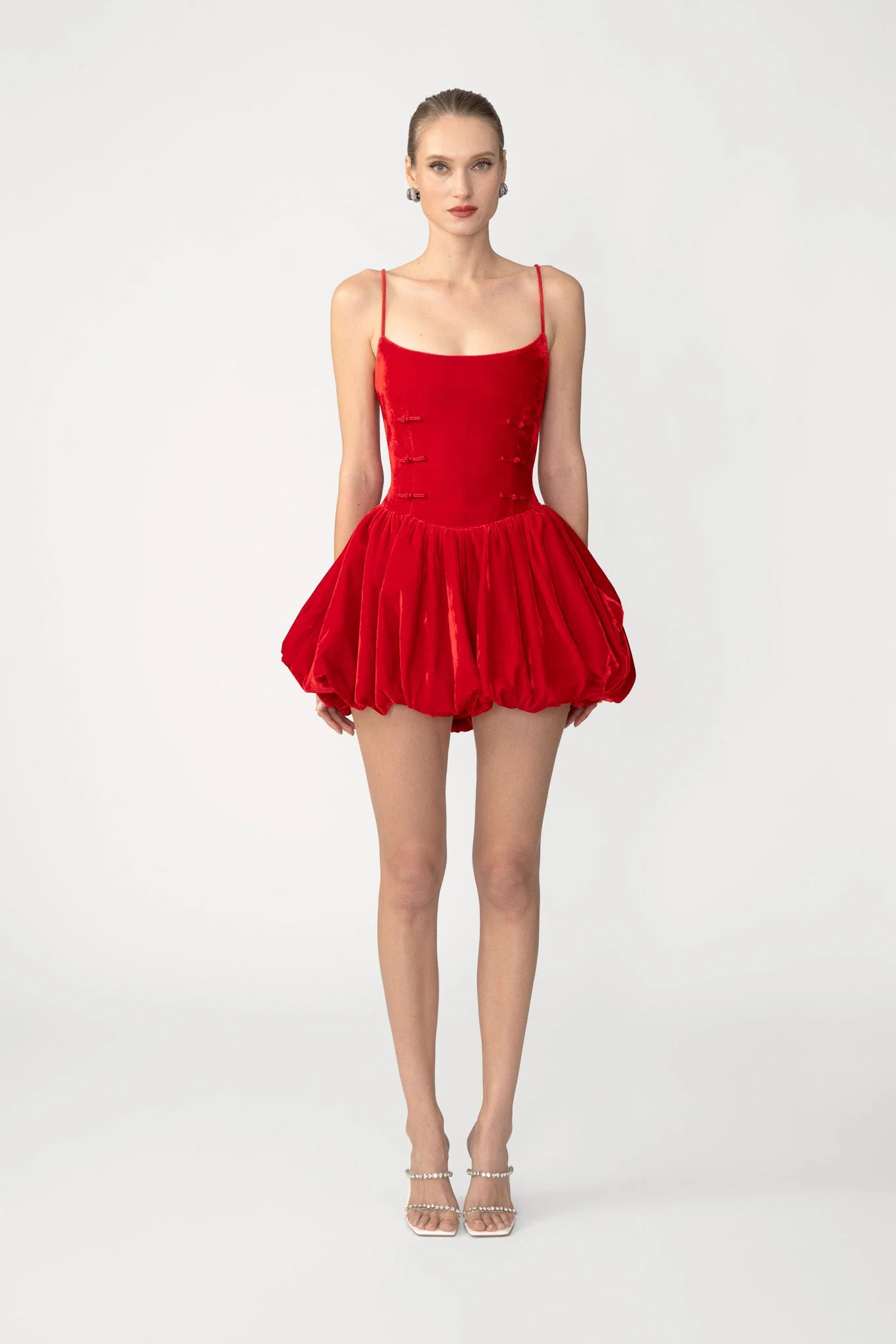 MILEY VELVET MINI DRESS - 1