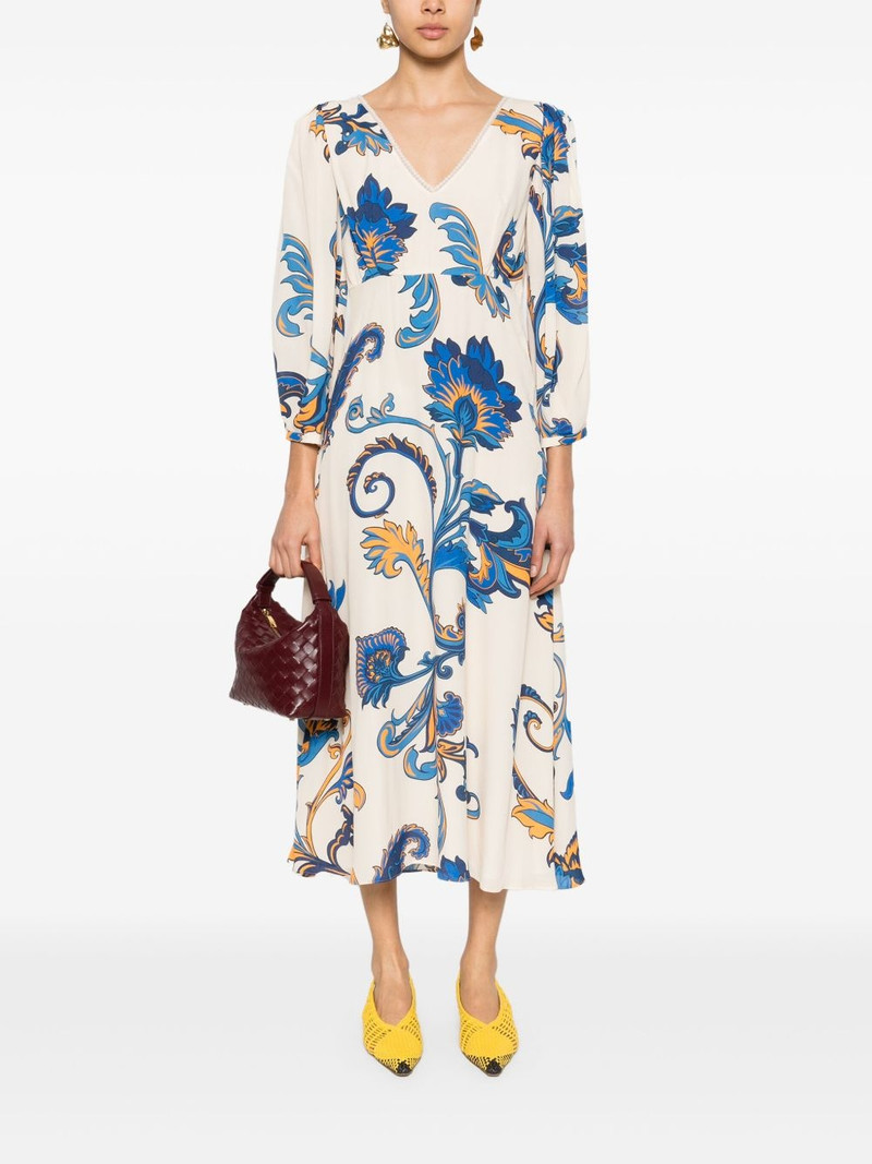 Etro floral-print midi dress outlook