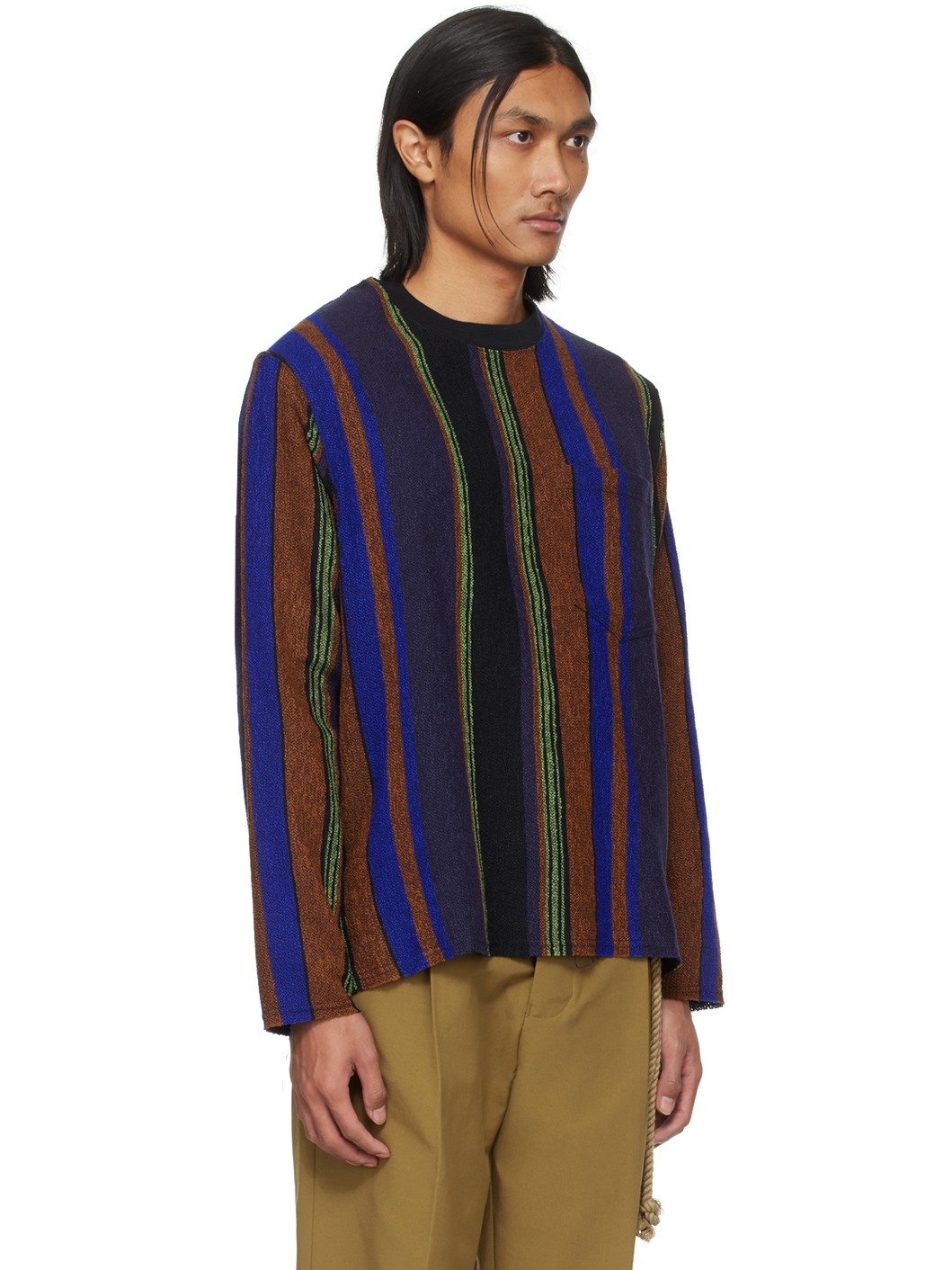 Multicolor Striped Sweatshirt - 2