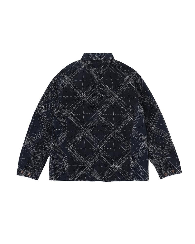 COVERALL SASHIKO DK.INDIGO - 2
