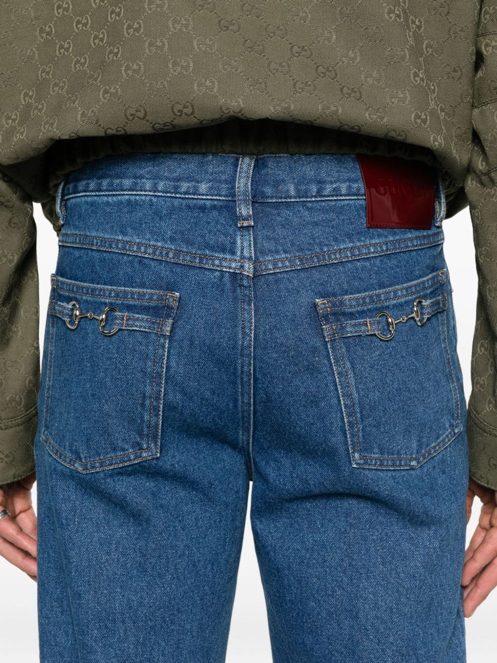 Slim fit denim cotton jeans - 2