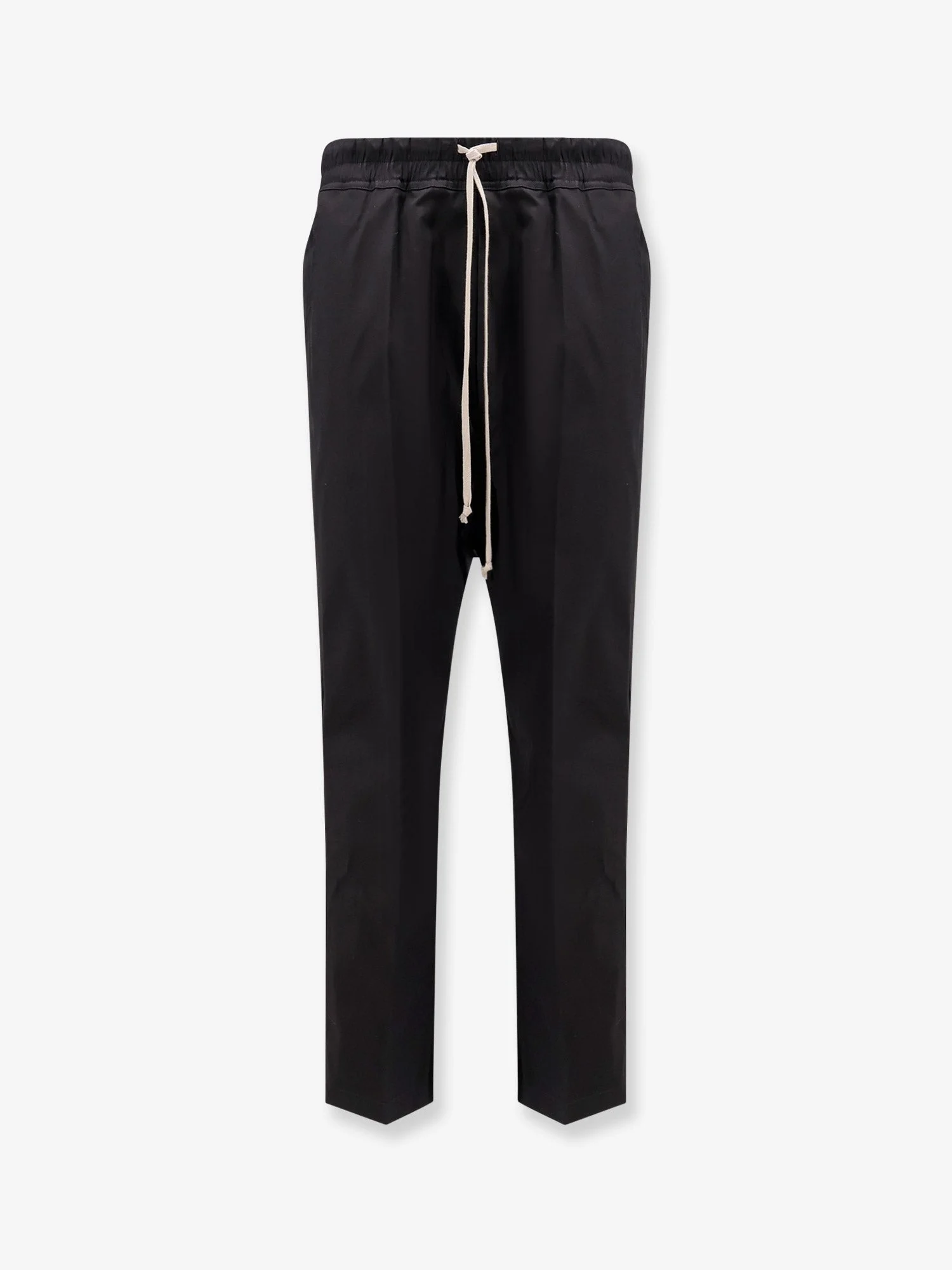 Rick Owens Drawstring Long Certified Cotton Trousers - 1