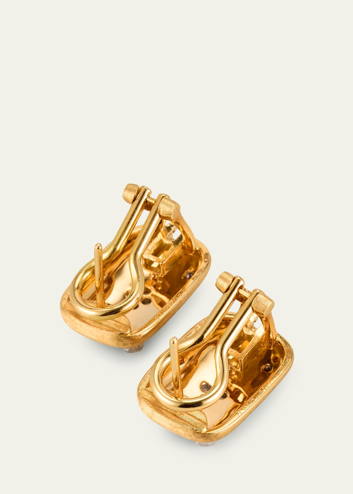 Macri AB Convertible Drop Earrings in 18K Gold with Diamonds - 4