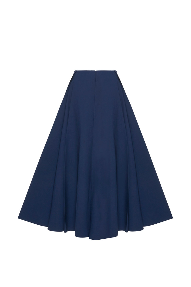 PLEATED SKIRT NAVY 7
