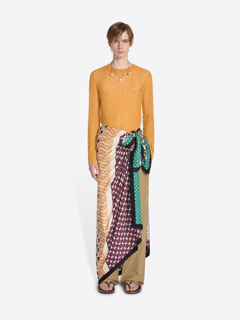 Dries Van Noten PRINTED VISCOSE SCARF outlook