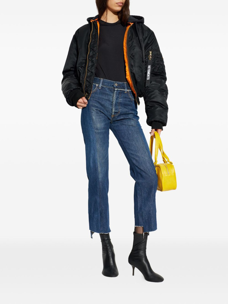 VETEMENTS frayed jeans outlook
