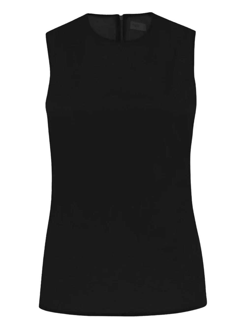 sleevless textured top - 1