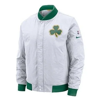 Nike Boston Celtics Basketball Woven Jacket White AH5271-100 - 1