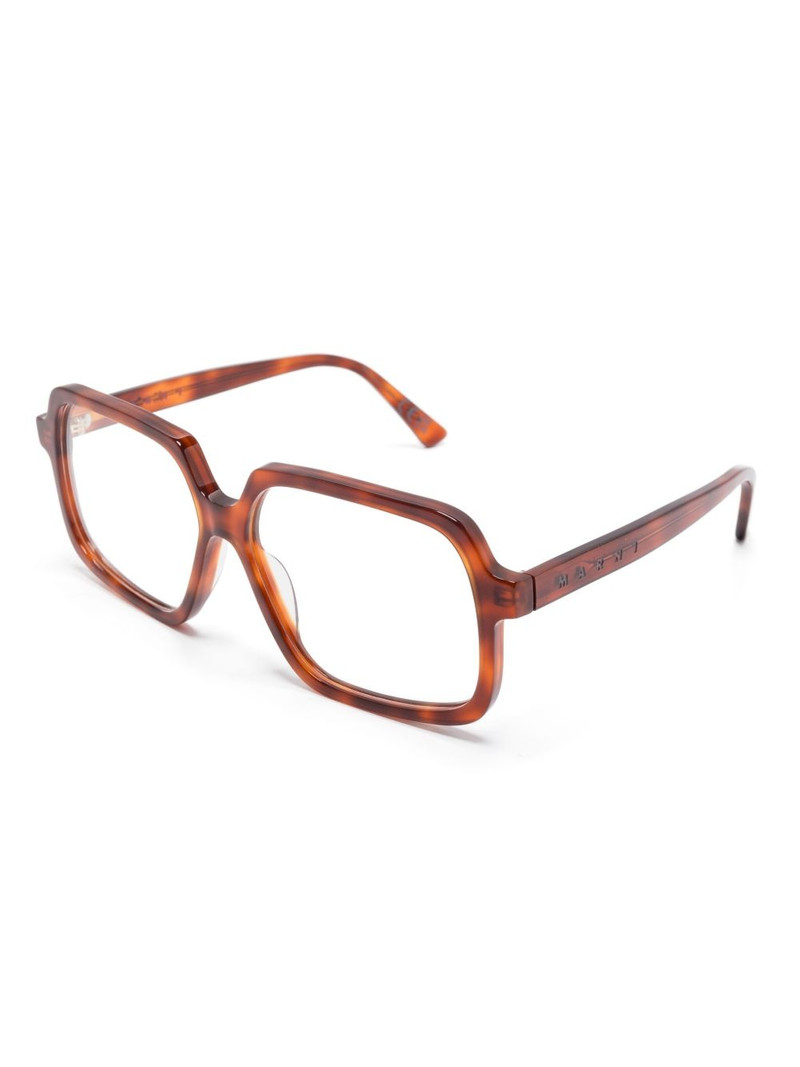 Marni tortoiseshell glasses outlook